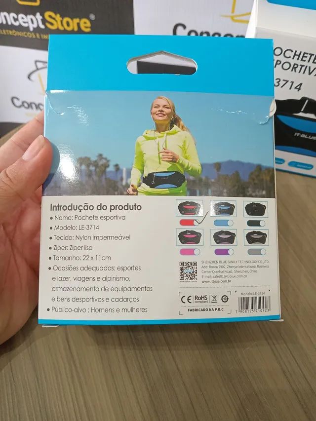 Pochete Esportiva Slim Impermeável - Foto 3