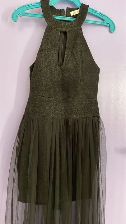 Vestido longo para festa transparente  - Foto 2