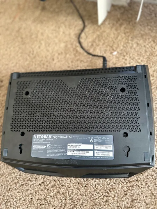 Roteador Wi-Fi Netgear Nighthawk X6 AC3200 Tri-Band R8000