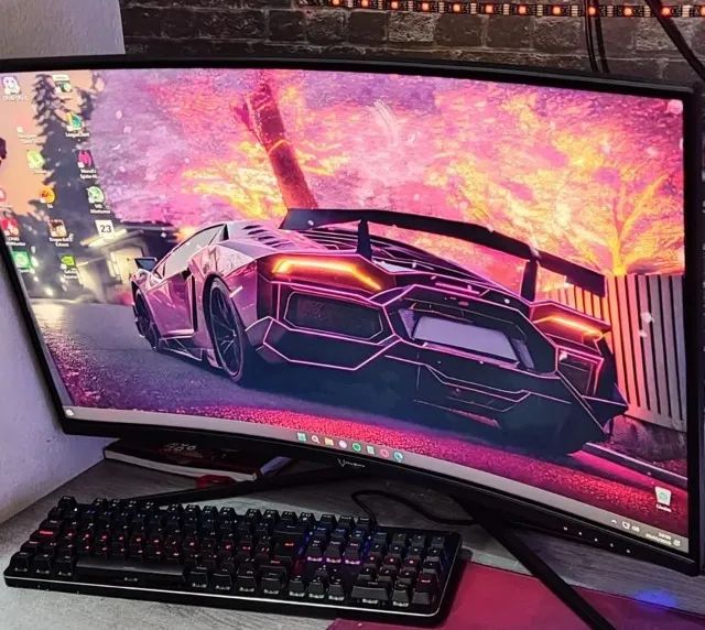 monitor gamer husky gaming hailstorm led 31.5