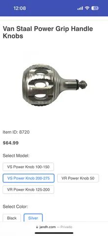 Van Staal Power Grip Handle Knobs  - Foto 5