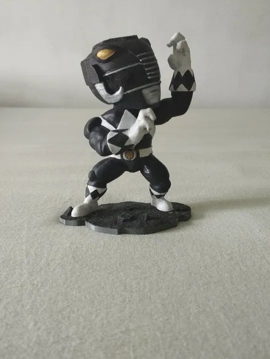 Boneco Power Ranger Preto - Colecionável - Foto 3