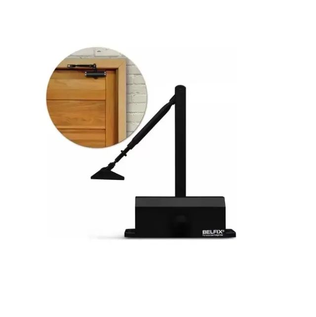 Mola Aerea Para Portas Ate 60kg Preto Belfix 206007 - Foto 2