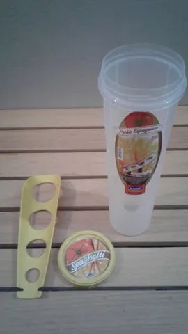 Pote Para Espaguete 1 Litros Com Medidor Plasútil - Foto 4