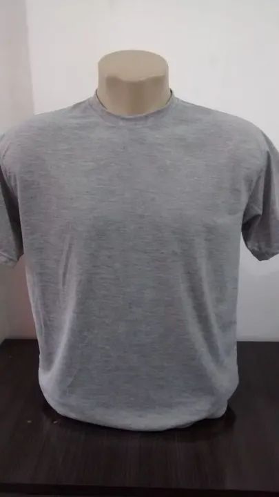 Camiseta Branca 100% Poliéster  - Foto 4