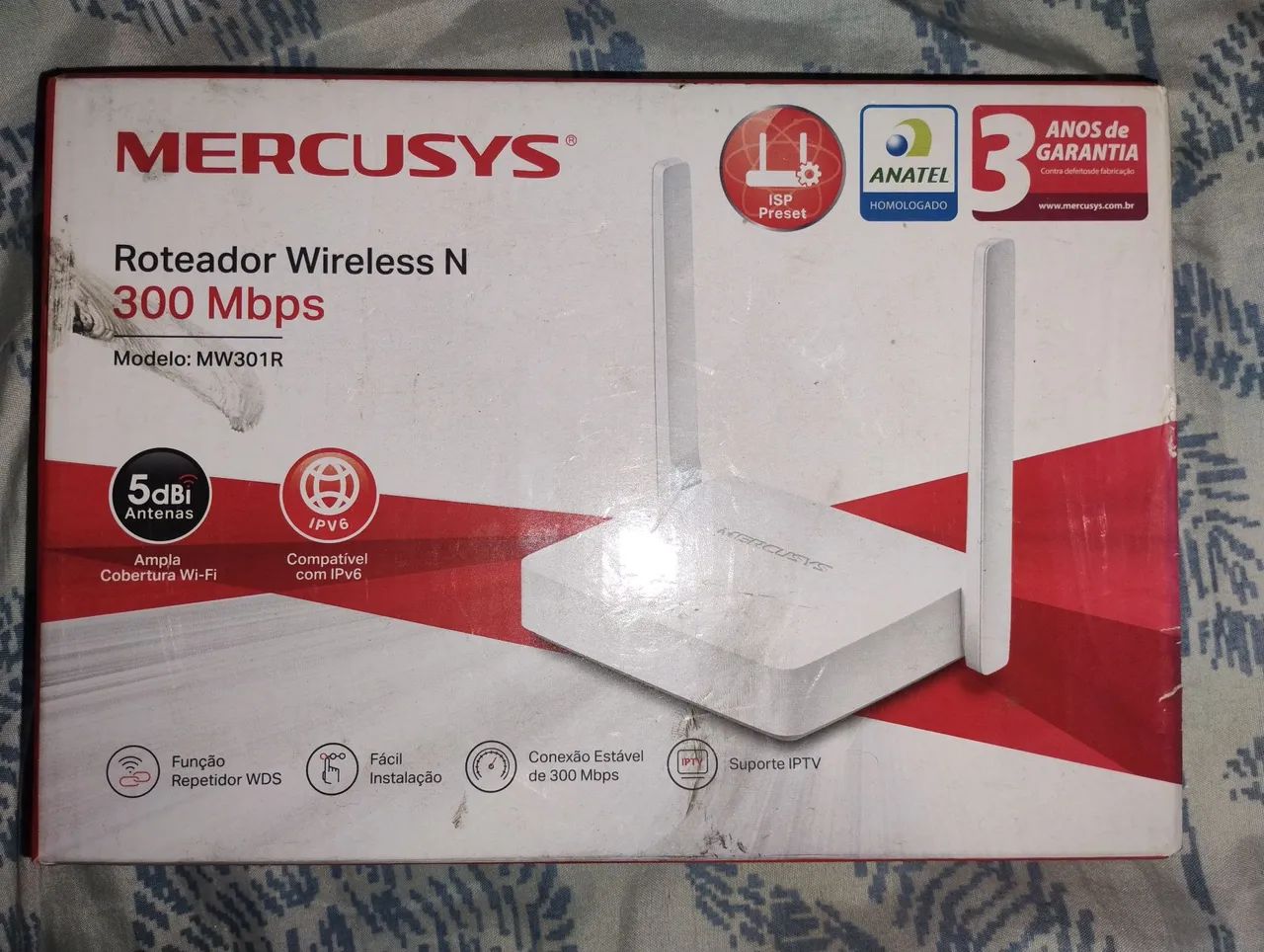 Roteador Wireless N 300Mbps Mercusys MW301R