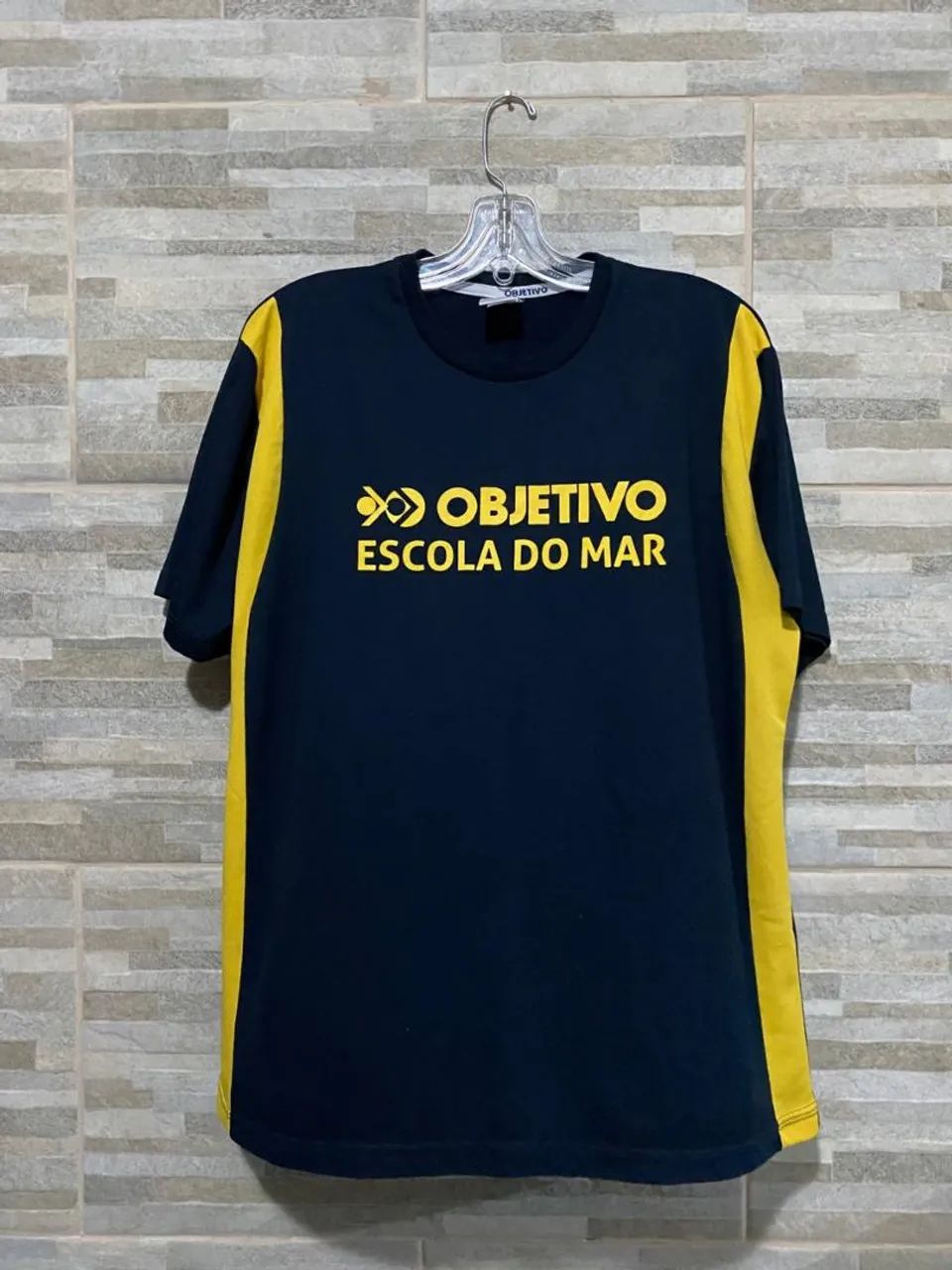Camiseta Objetivo Escola do Mar Unissex Novo Roupas Bom