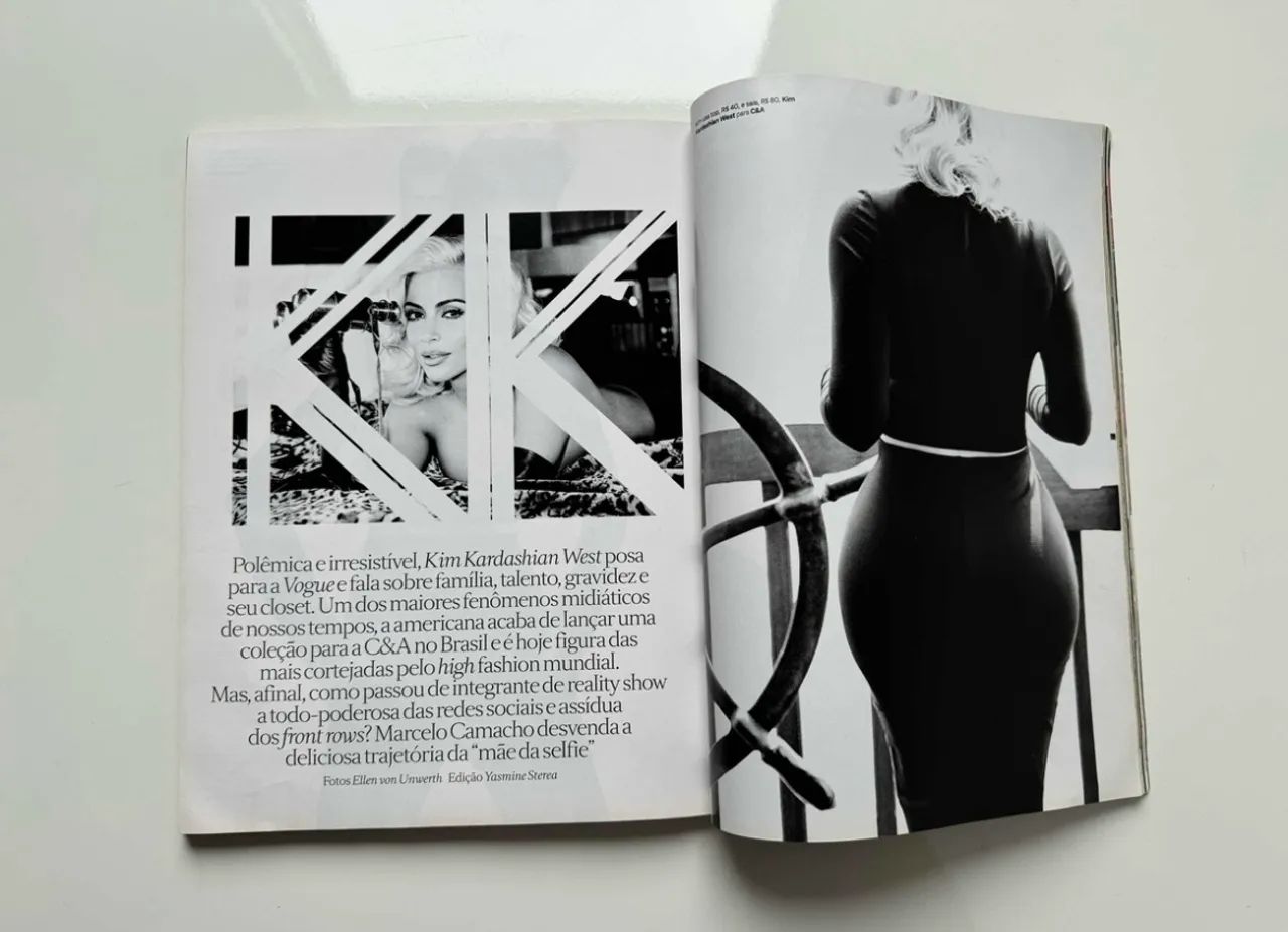 Vogue Brasil Kim Kardashian Junho 2015 - Foto 5