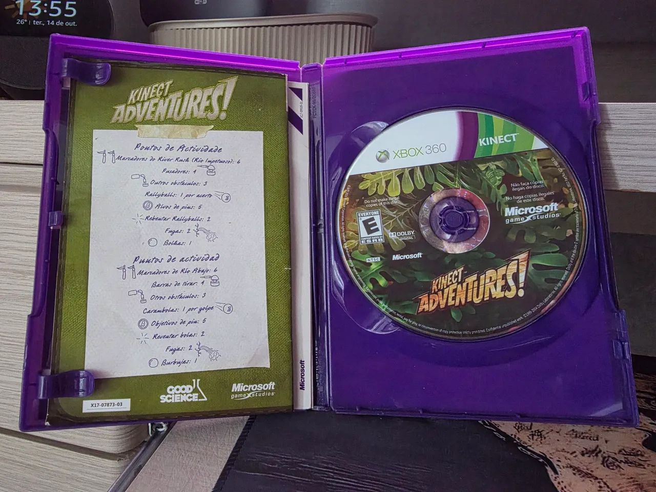 Jogo Kinect Adventures Xbox 360