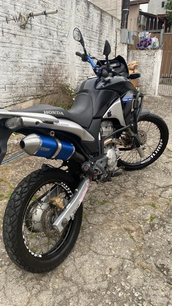Vendo Escapamento Dore XRE 300 - Azul - Foto 4