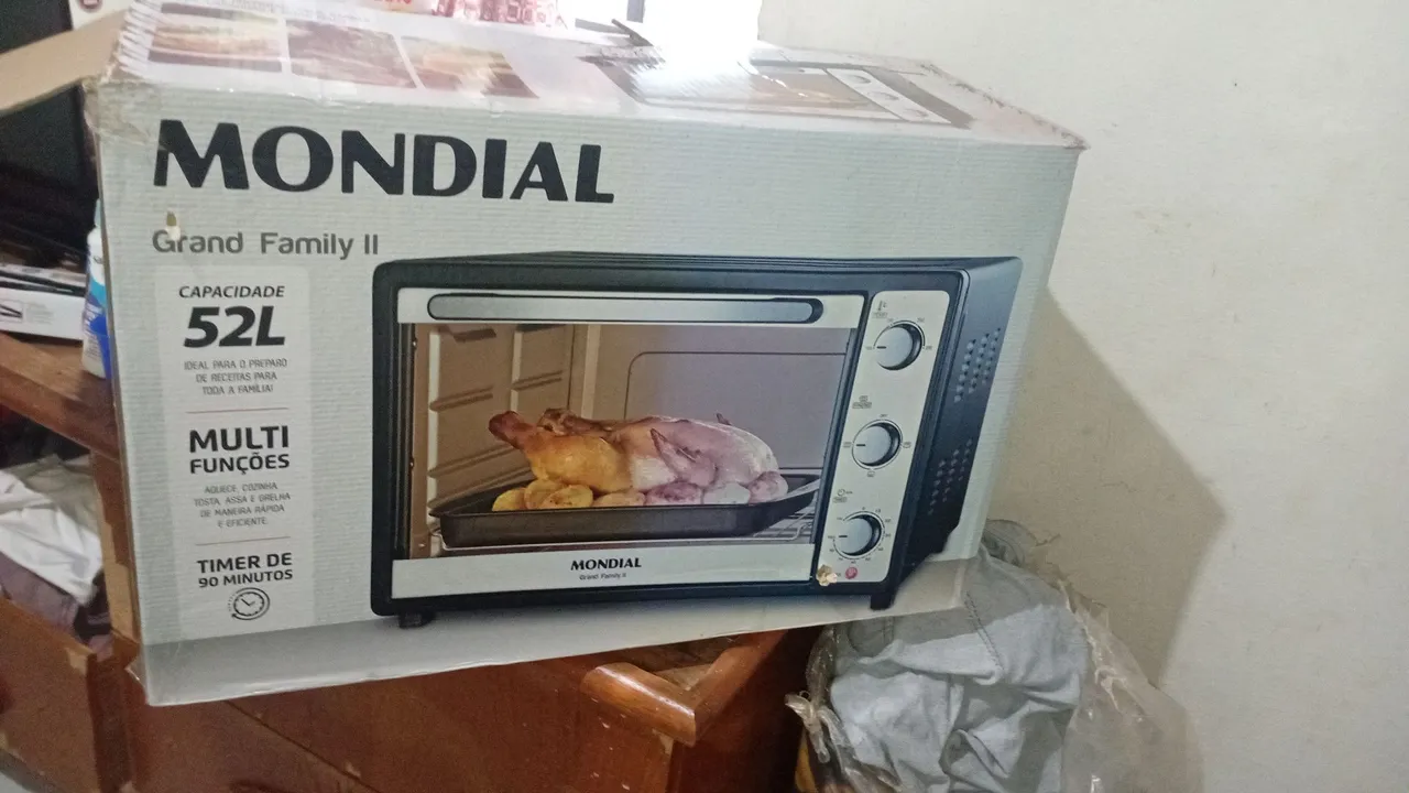 Forno Elétrico Mondial Grand Family II 52 Litros