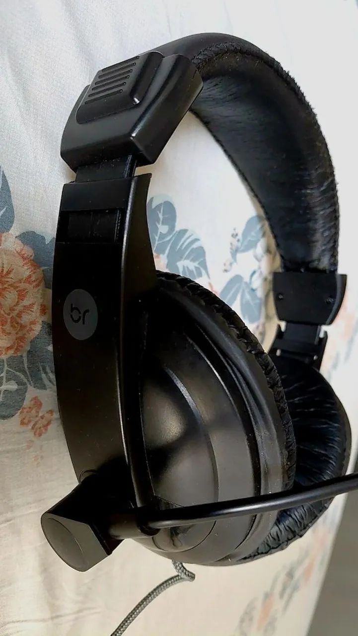 Headset Office Com Microfone Bright P2<br><br>Perfeito estado de conservação e funcionamento - Foto 3