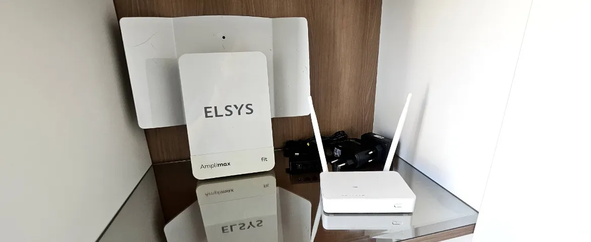 Roteador Modem Externo 4g Amplimax Fit Elsys Internet Rural