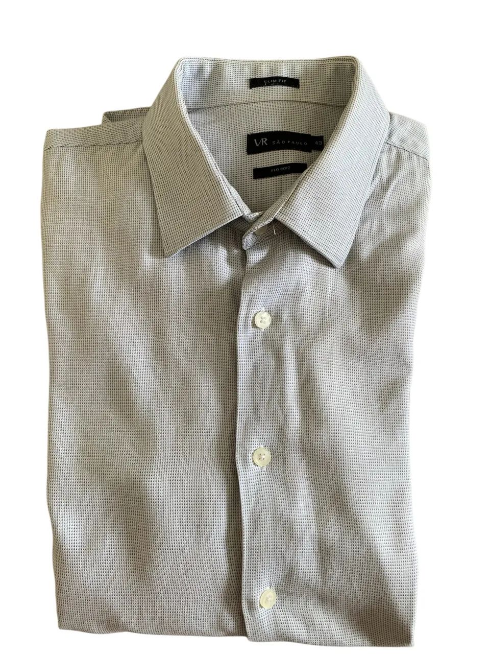 Camisa VR slim seminova 
