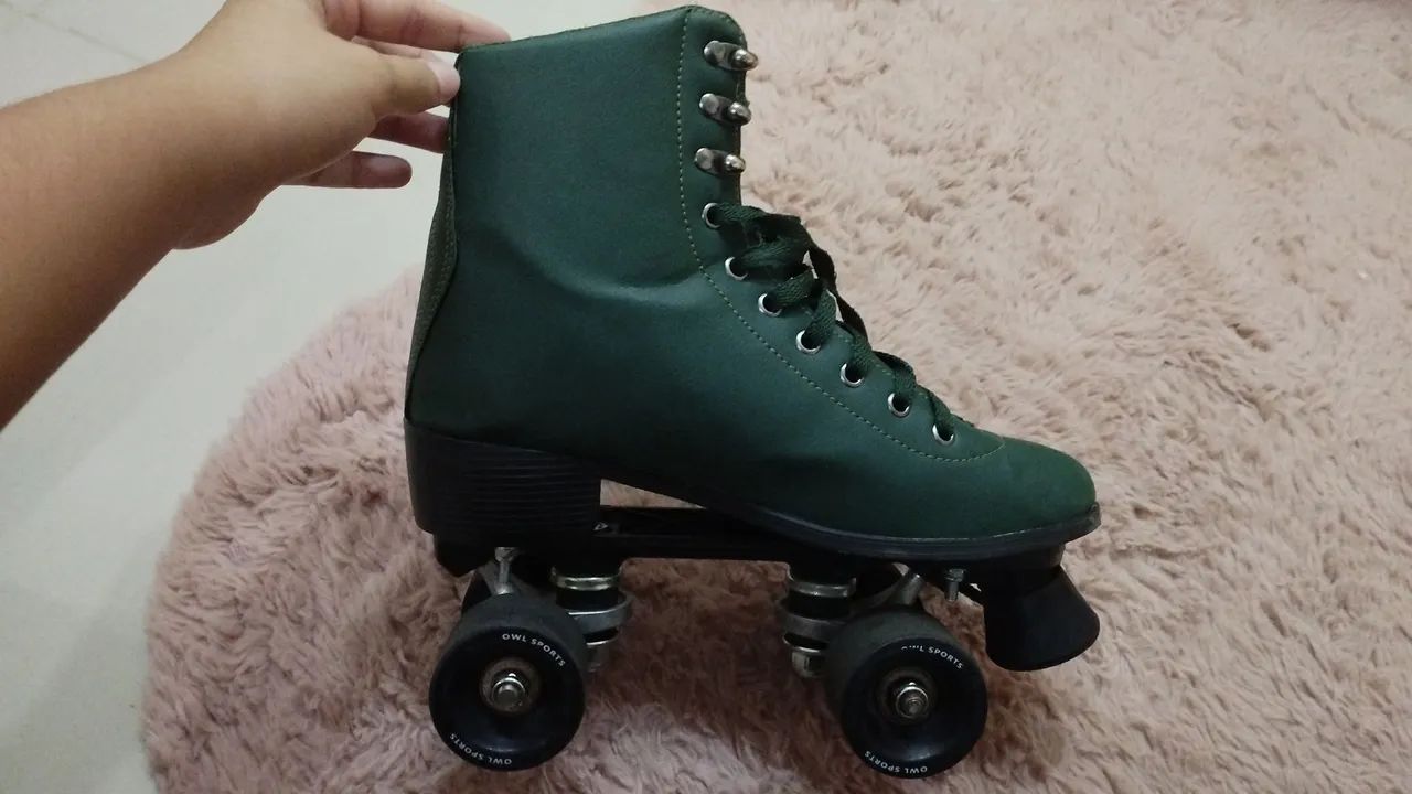 Patins Owl Sports - Verde Militar  - Foto 3