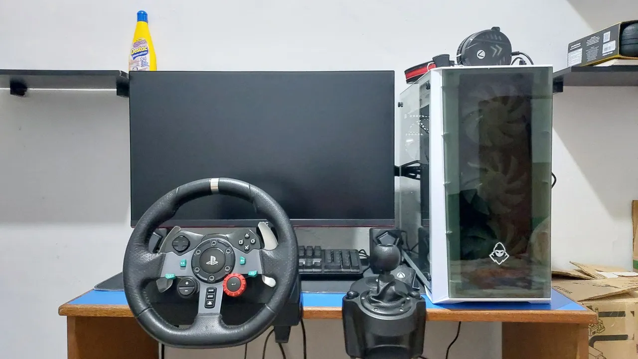 Volante e Câmbio Logitech G29 com Peda - EXCELENTE ESTADO. l