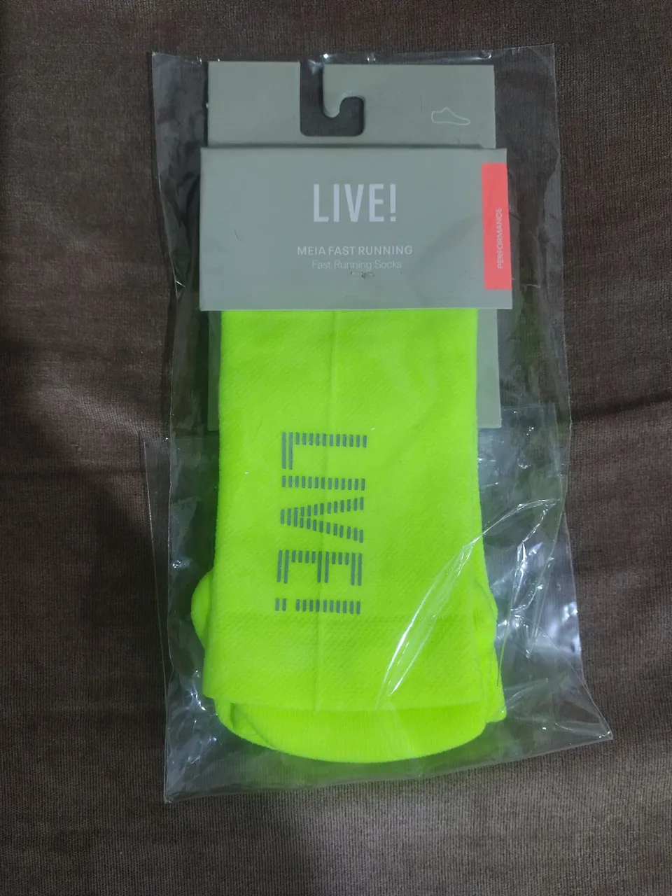 Meias de Corrida Live dois pares novas