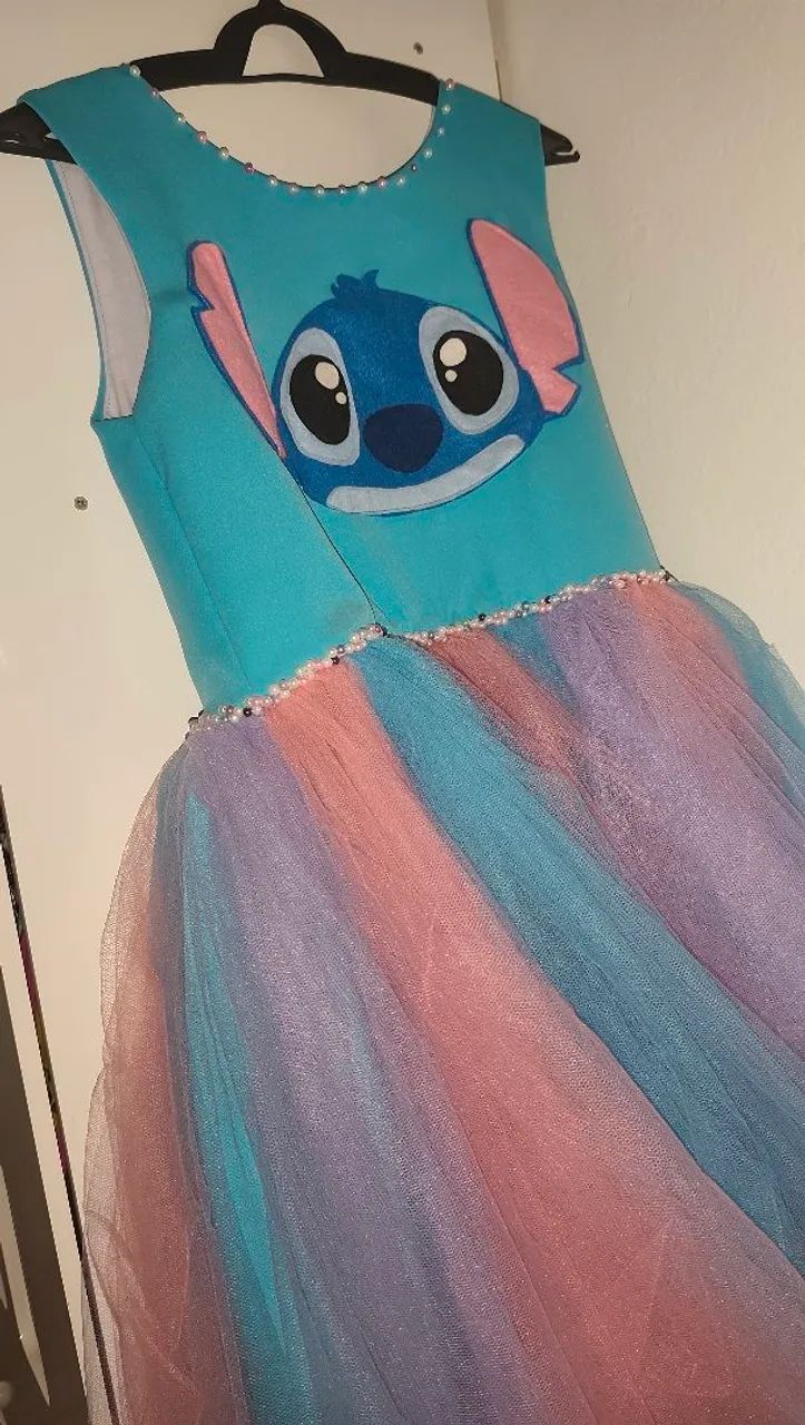 Vestido Temático Stitch