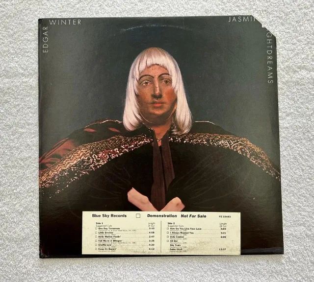 Disco de Vinil Edgar Winter - Jasmine Nightdreams SELO BRANCO - IMPORTADO