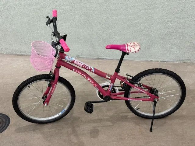 Bicicleta Aro 20 Houston Nina em Aço Carbono Rosa Fosco