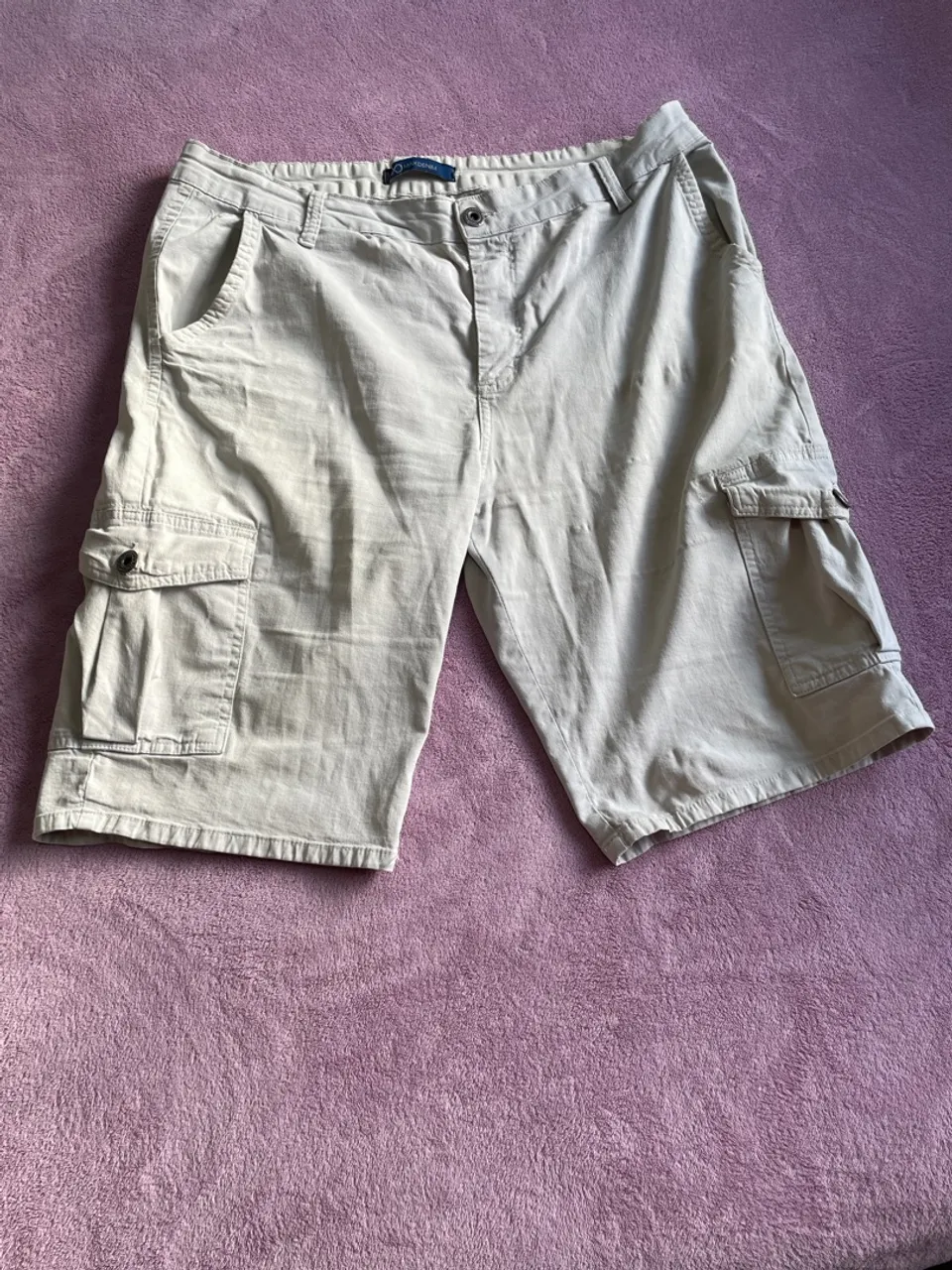 Bermuda bege masculino 48