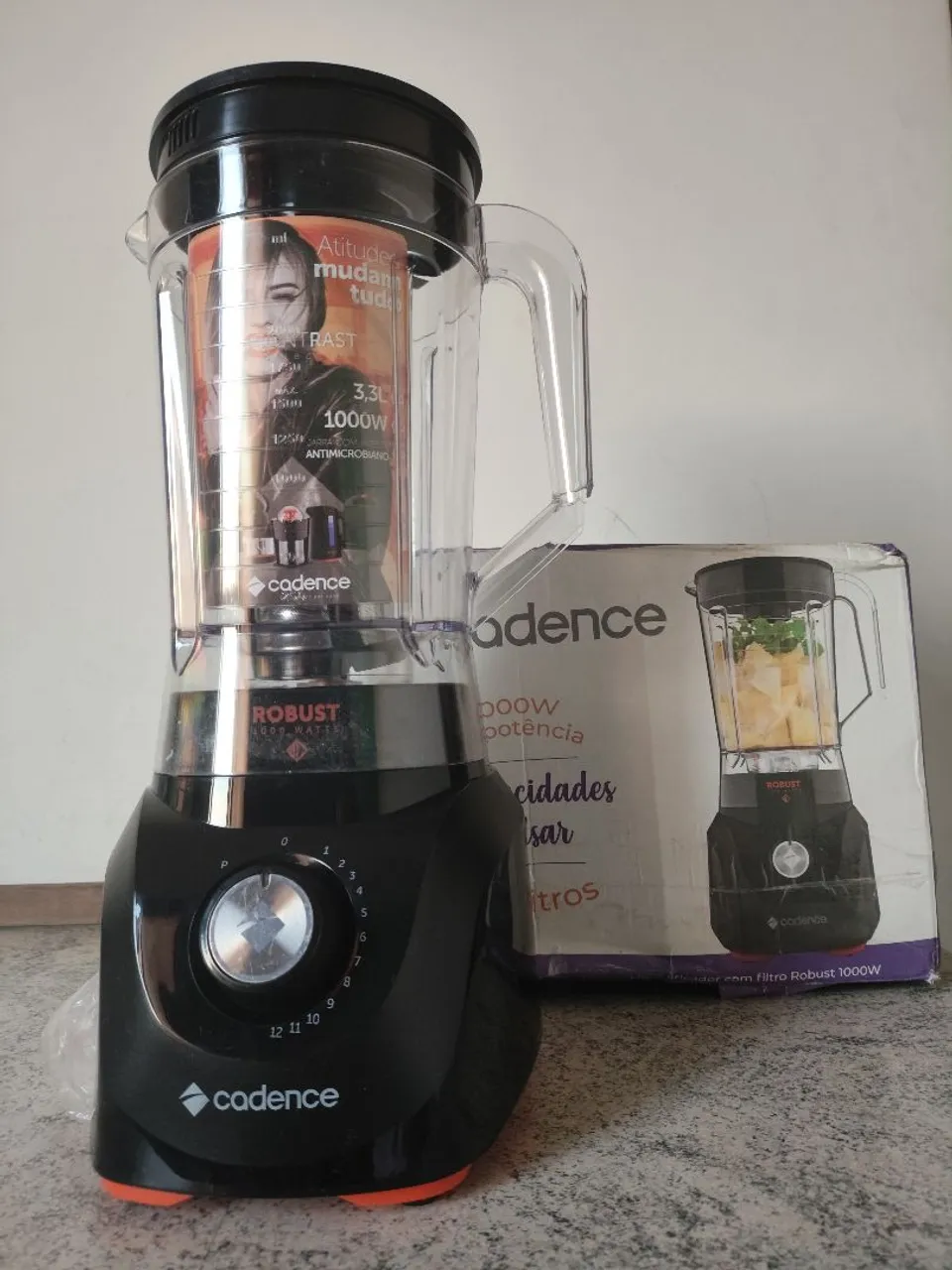 Liquidificador Cadence Robust 1000W - Novo