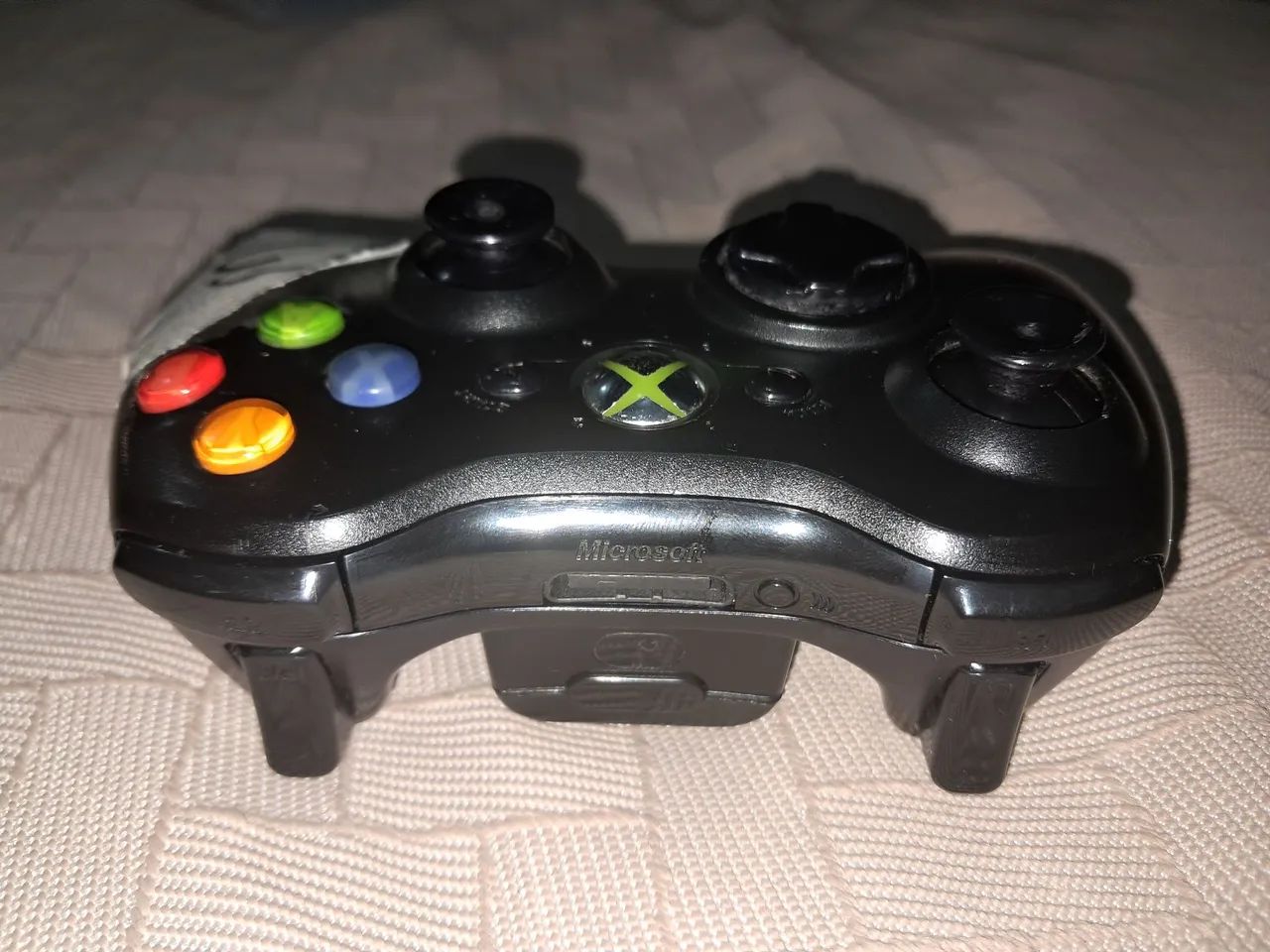 Controle original Xbox 360 Preto sem fio - Foto 2