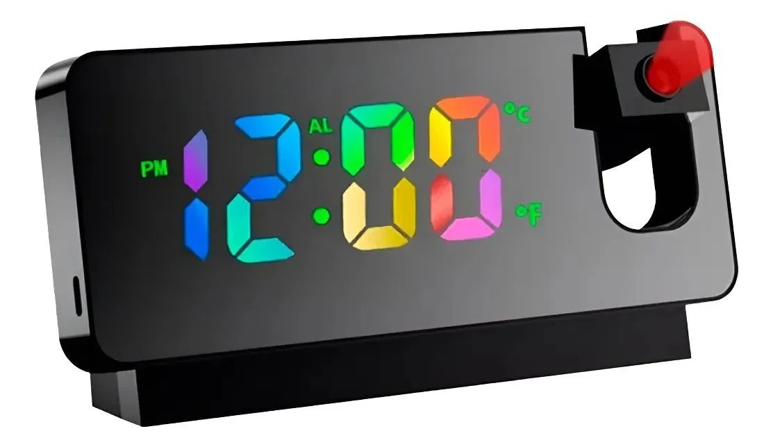 Relogio digital com projeção64629061583875121