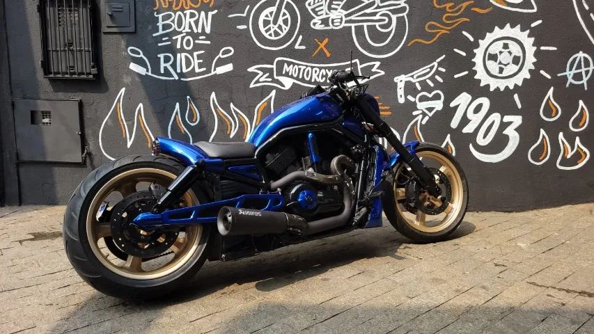 V-ROD MINUCIOSAMENTE CUSTOMIZADA, IMPECÁVEL E ÚNICA - Foto 4