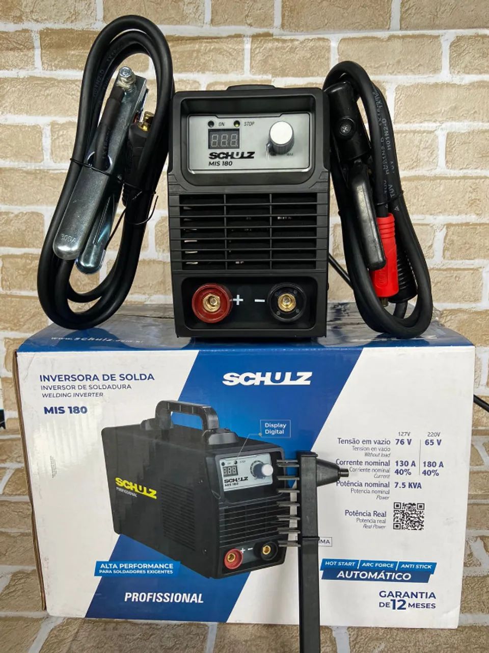 Maquina de Solda Inversora Profissional 180A - Schulz - Foto 4