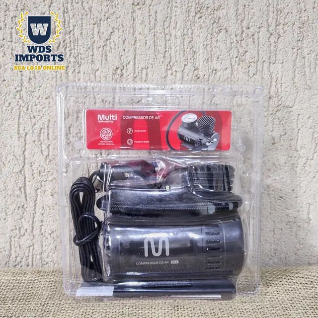 Compressor De Ar Mini 12v Automotivo - Multilaser - Foto 2