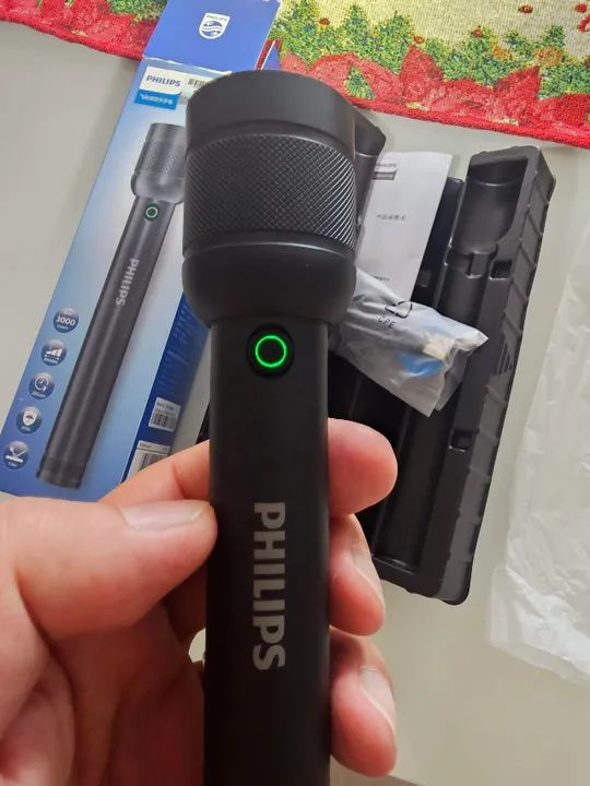 Lanterna Philips Nova 3.200 Lumens, 6.000mAh - Foto 4