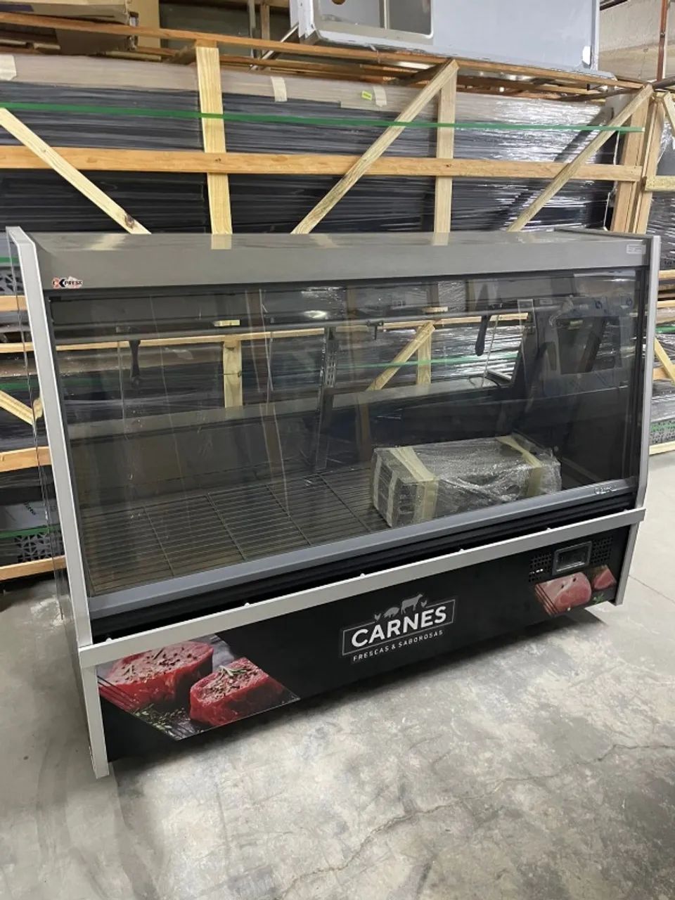 Balcão de açougue refrigerado 2m Gelopar semi novo (Ester) - Foto 4