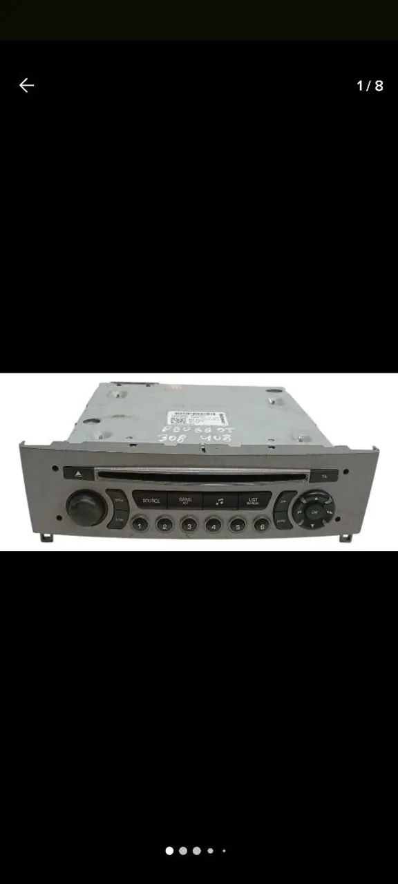 Rádio Original Peugeot