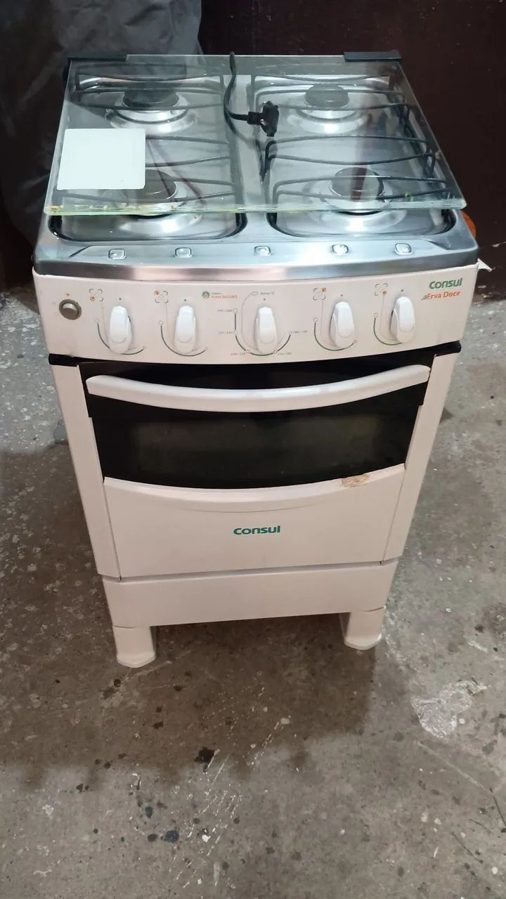 Fogão Consul 4 Bocas Erva Doce