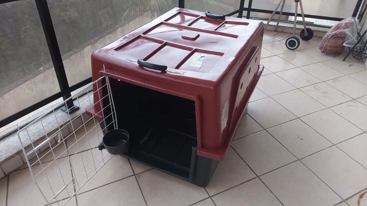 Caixa de Transporte para Cães porte médio (tipo labrador)