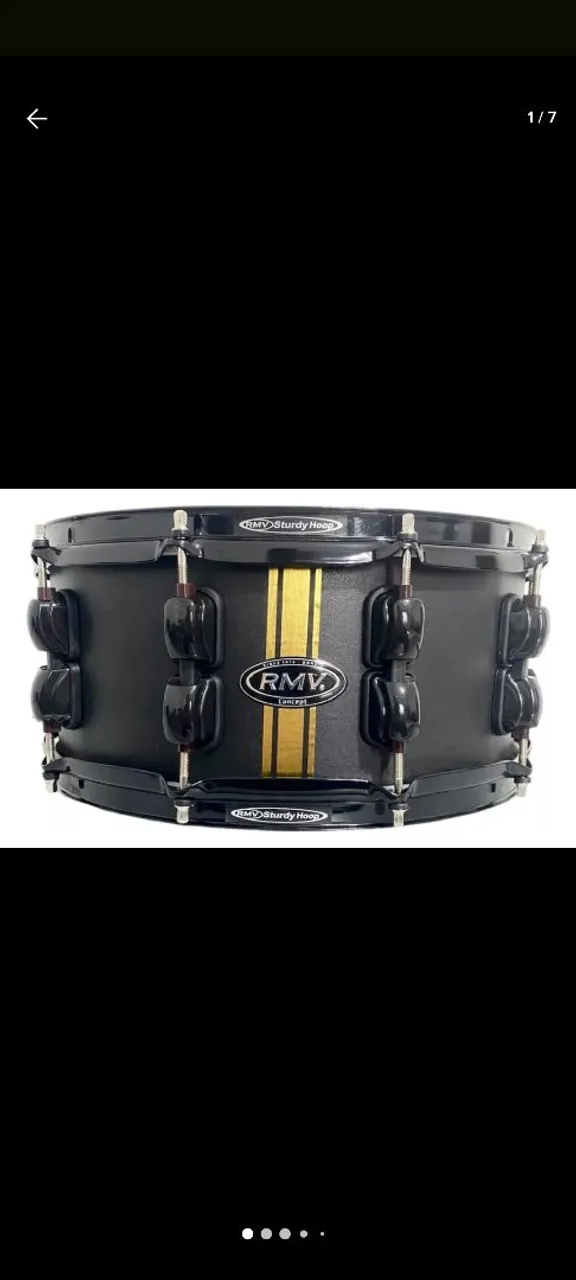RMV Concept Lançamento Snare Drum Black
