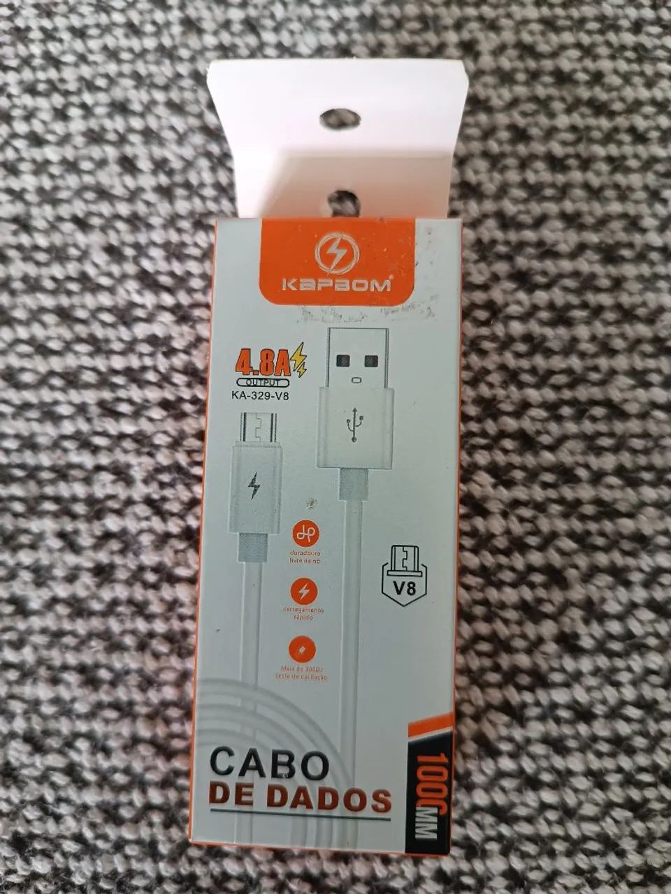 Cabo celular tipo c v8 iPhone ( NOVO ) - Foto 4