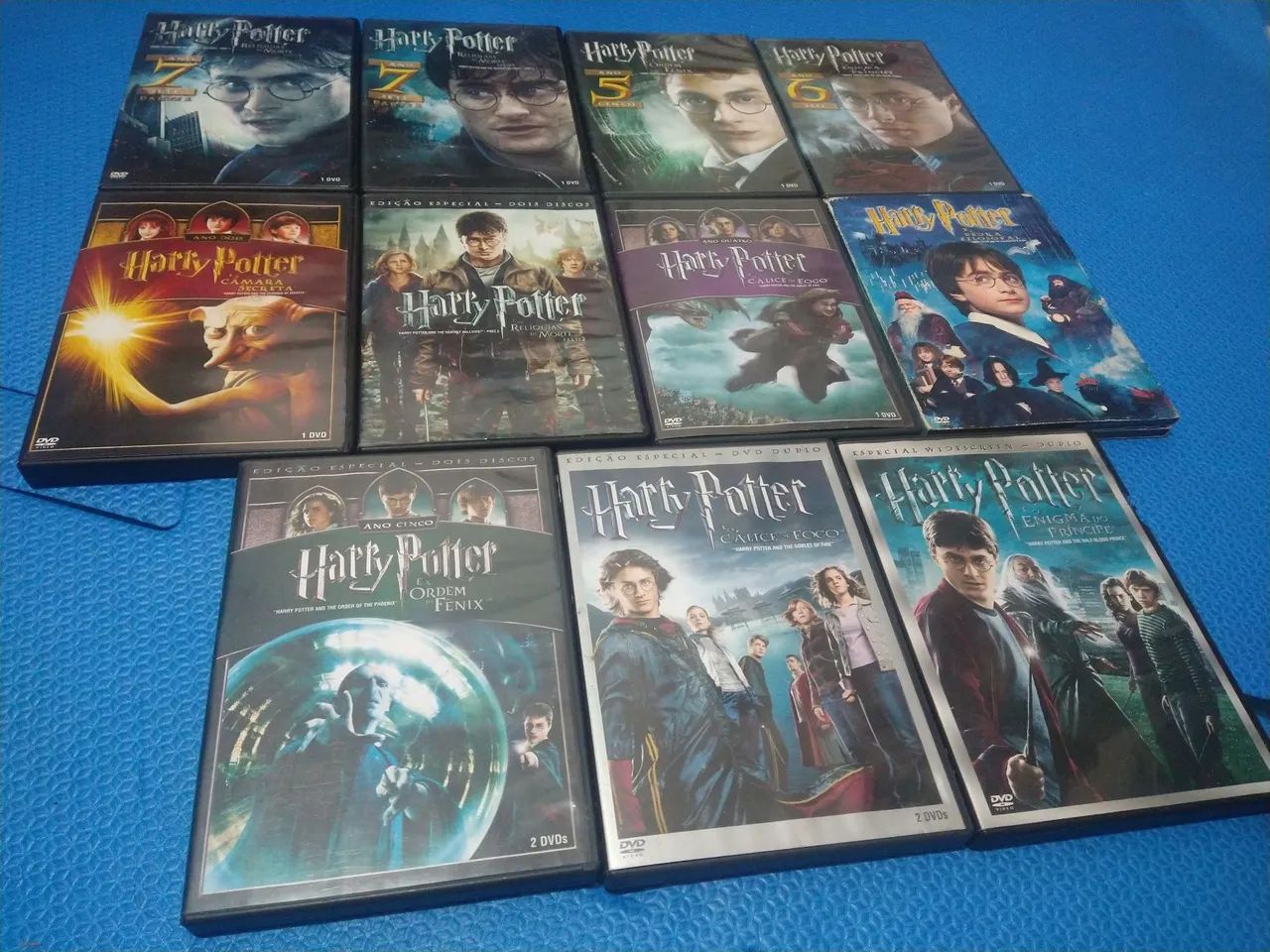 DVDs Herry Potter coleção completa 