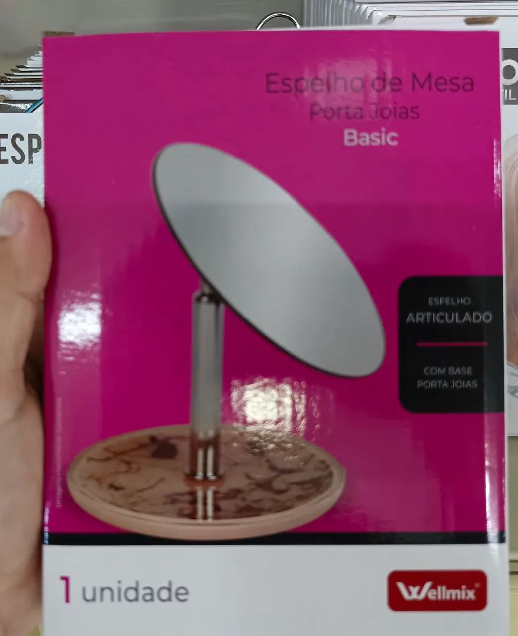 Espelho de Mesa Decorativo com Bandeja - Foto 2