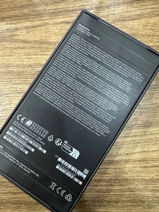 Caixa VAZIA - IPhone 13 Pro Branco 128gb