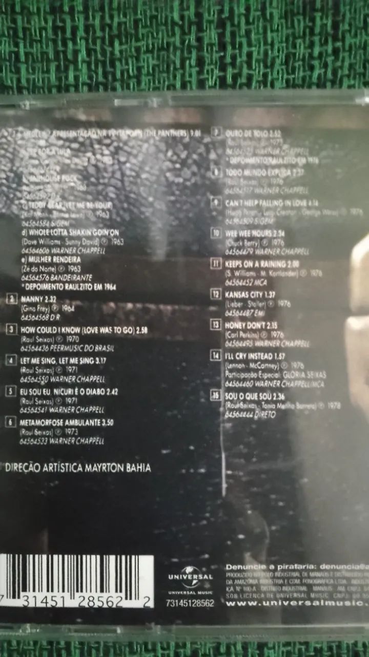 CD O BAÚ DO RAUL - RAUL SEIXAS - Foto 3