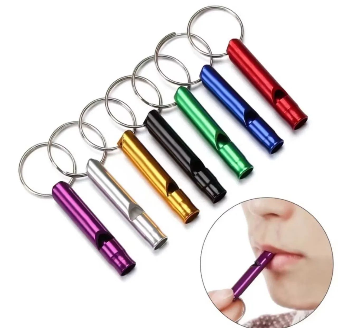 Apito de metal esportivo varias cores  - Foto 4