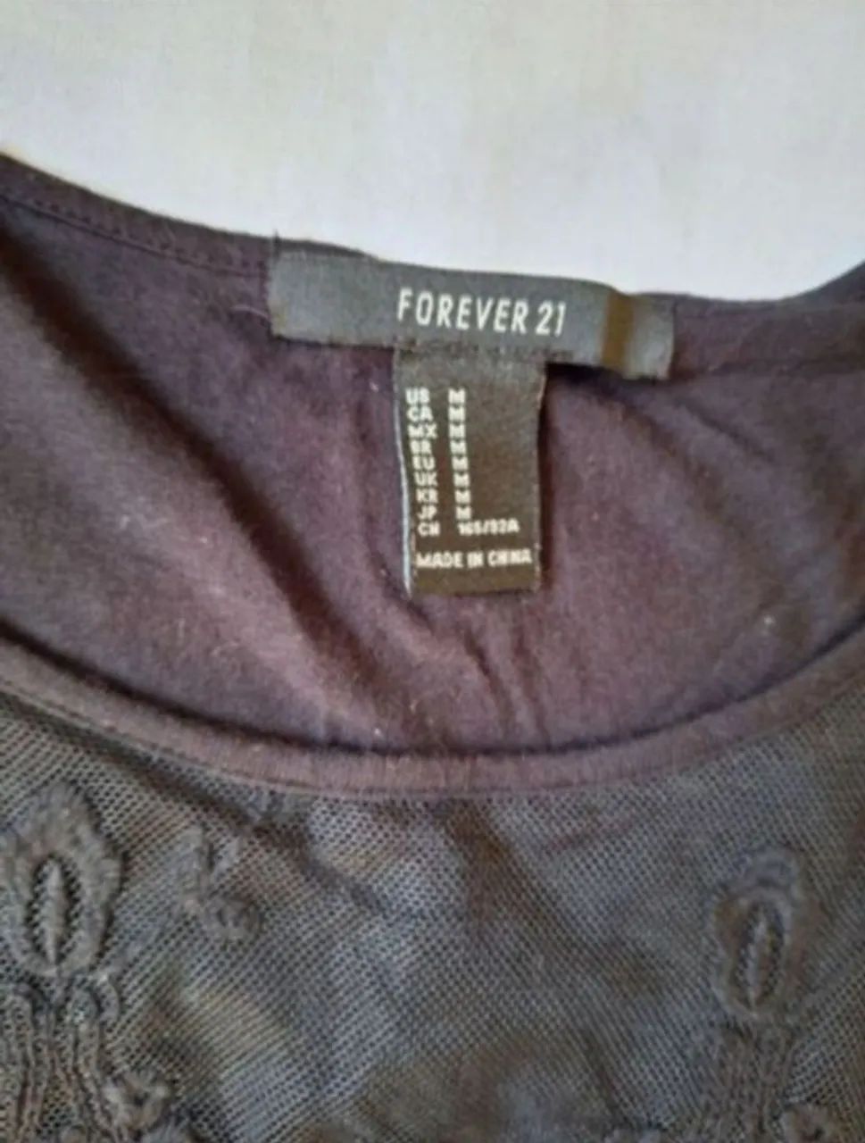 Blusa renda forever 21 - Foto 5