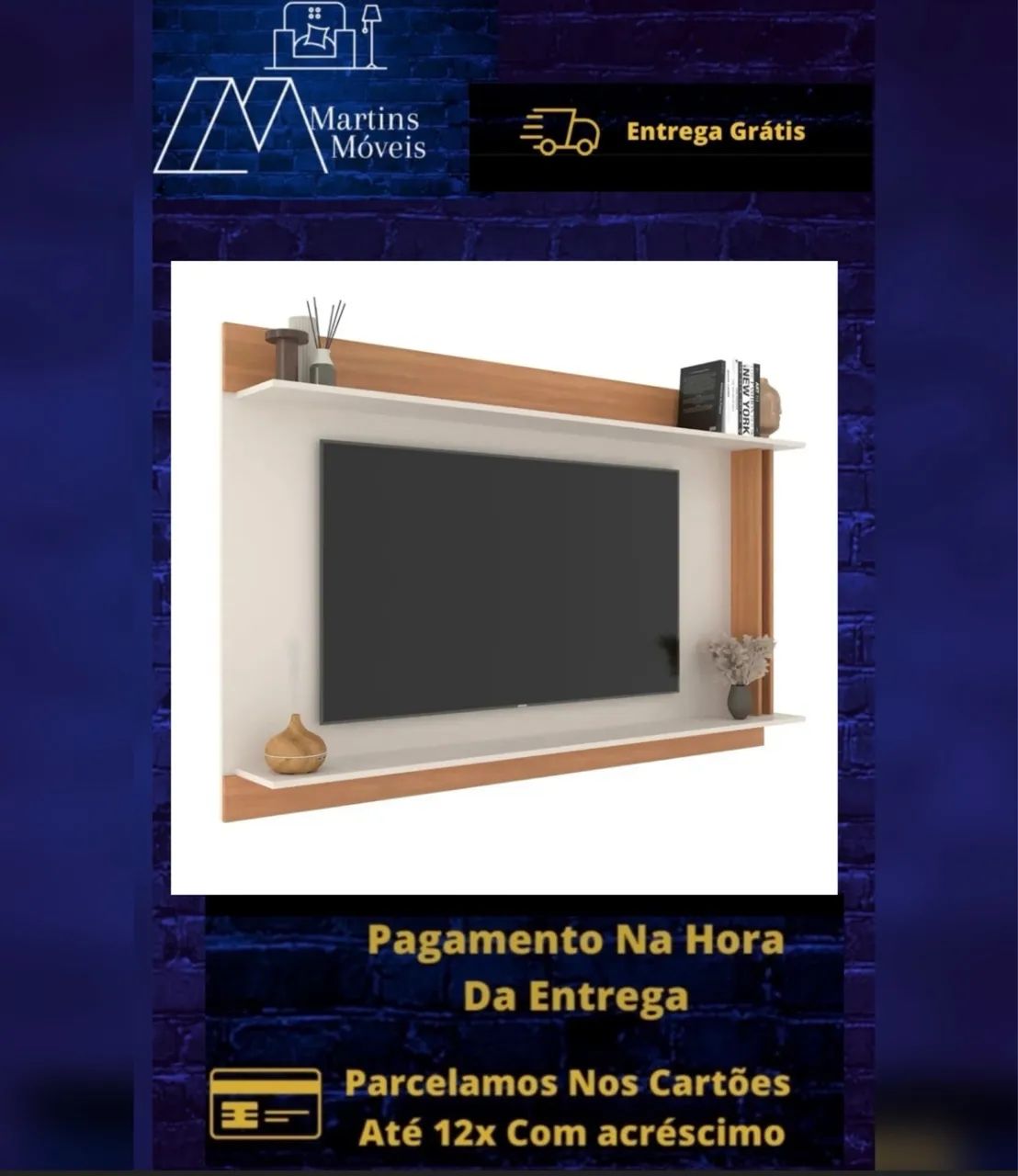 GRANDE PROMOÇÃO PAINEL TV 65 POLEGADAS NEW YORK ENTREGA GRÁTIS ACEITA CARTÃO. - Foto 2