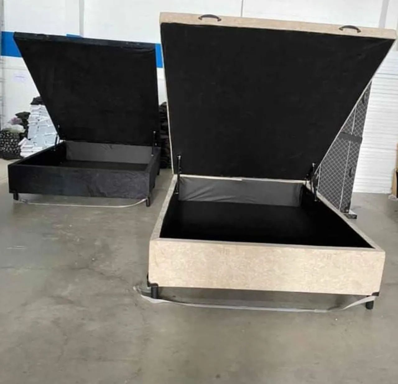 Cama Box Baú Casal e Solteiro! Novos e frete grátis  - Foto 5