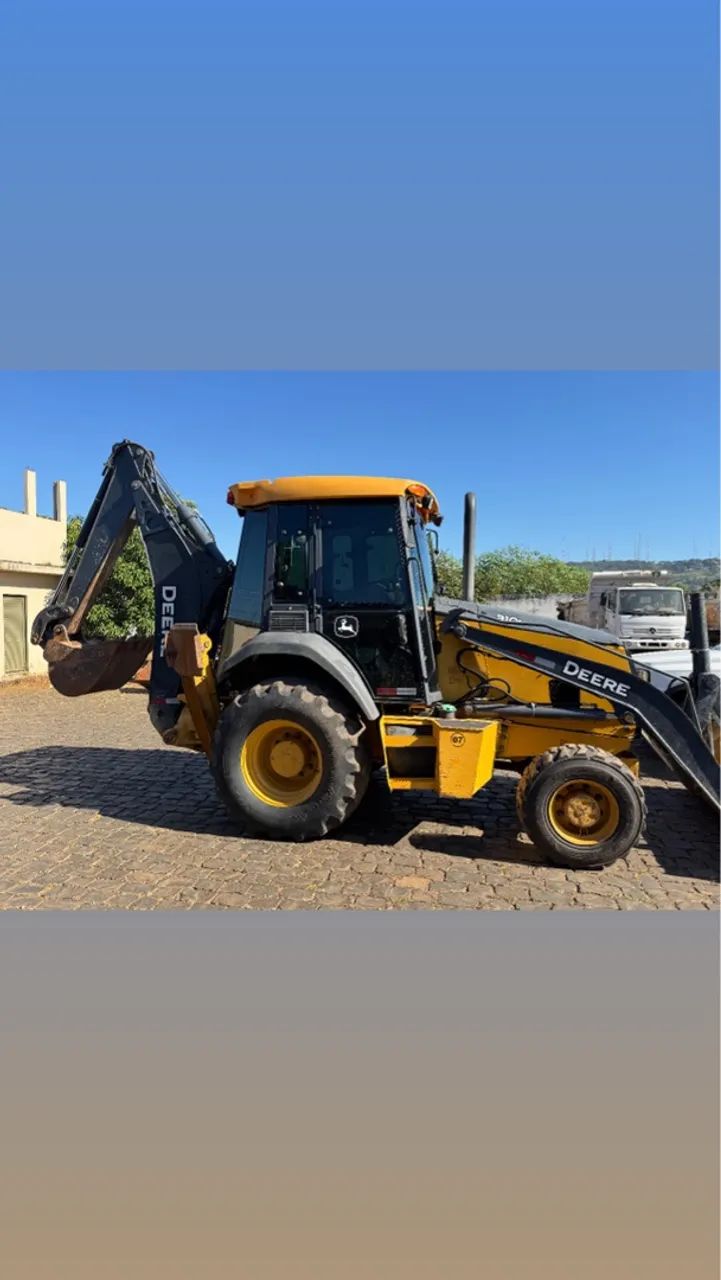 Retro escavadeira John deere 310 L - Foto 5