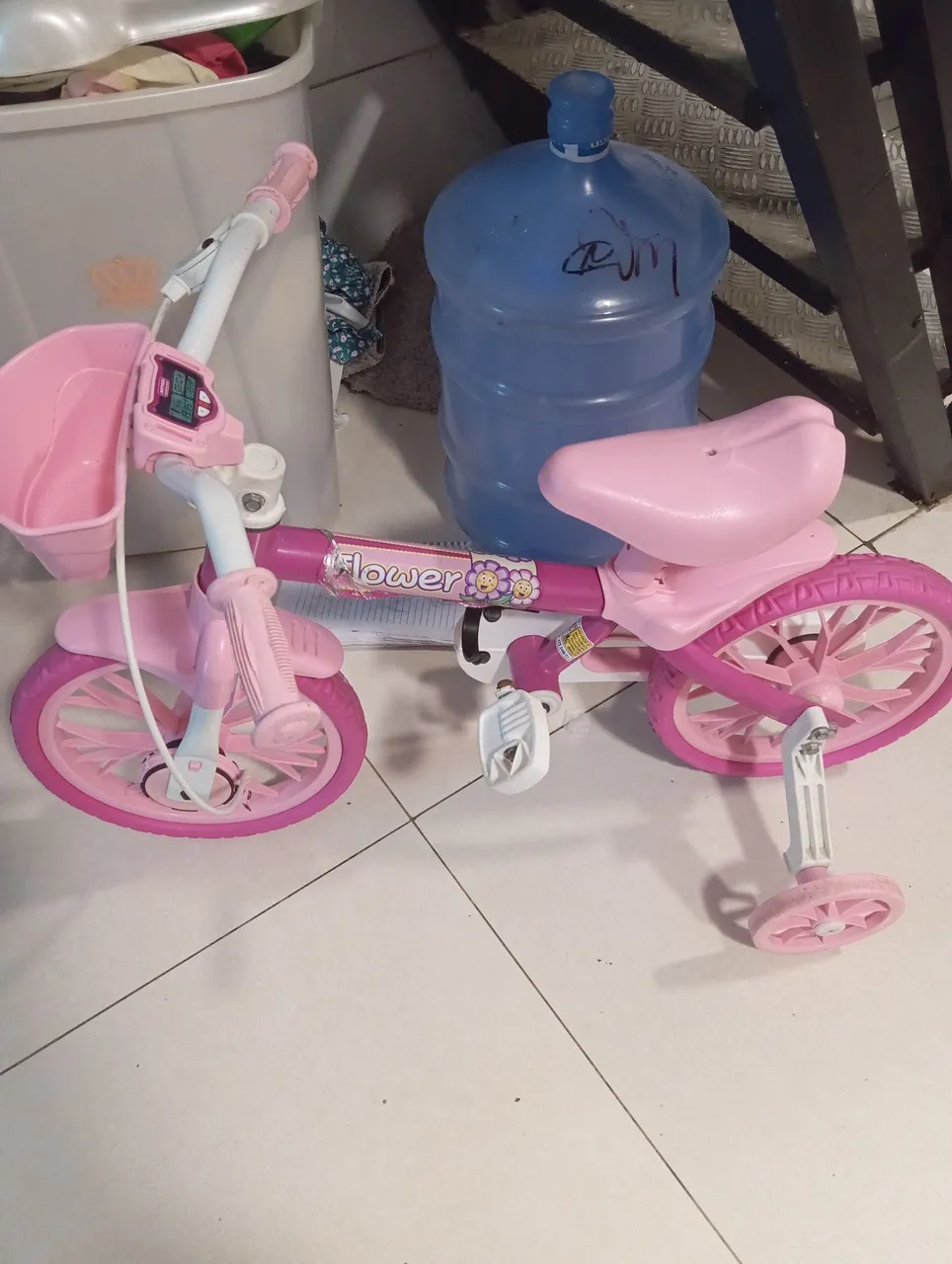 Bicicleta Infantil Rosa com Rodinhas