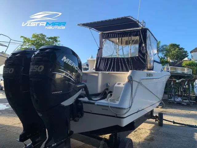 Lancha Fishing 28 Wa com parelha Mercury Verado 250hp 4T - Foto 7