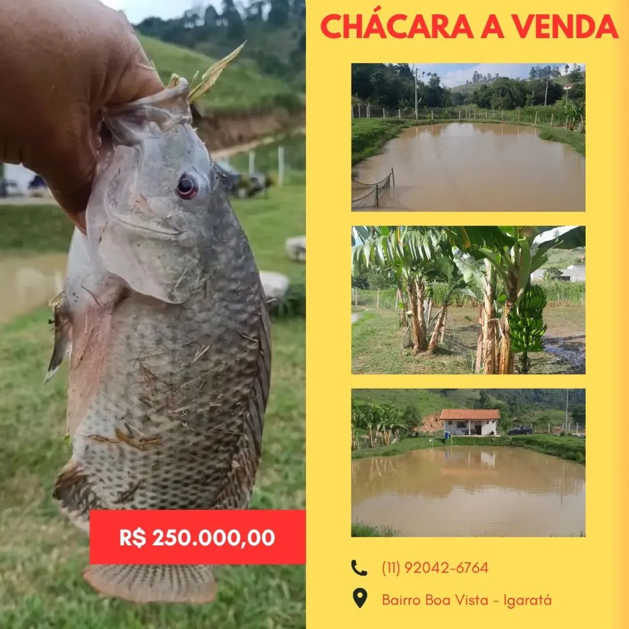 Chácara em Igaratá com terreno de 1300m² e documentação individual